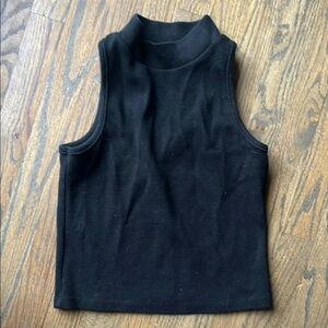 Black Sleeveless Women's Top